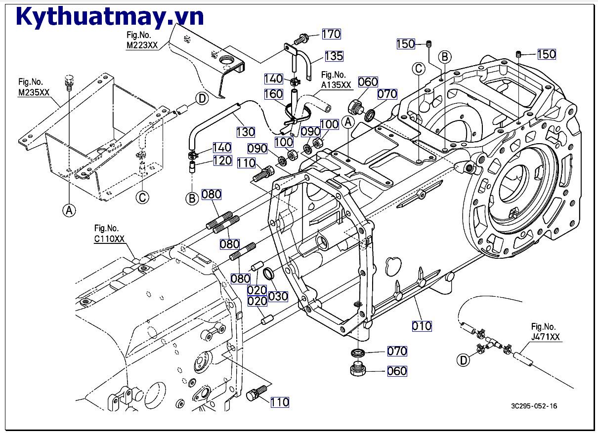 Hộp  truyền động (mới) 10001 đến 49999